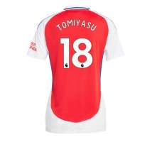 Arsenal Takehiro Tomiyasu #18 Koszulka Podstawowa damskie 2024-25 Krótki Rękaw