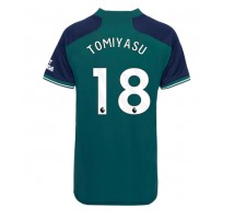 Arsenal Takehiro Tomiyasu #18 Koszulka Trzecia damskie 2023-24 Krótki Rękaw