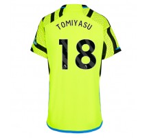 Arsenal Takehiro Tomiyasu #18 Koszulka Wyjazdowa damskie 2023-24 Krótki Rękaw