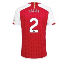 Arsenal William Saliba #2 Koszulka Podstawowa 2023-24 Krótki Rękaw