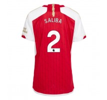 Arsenal William Saliba #2 Koszulka Podstawowa damskie 2023-24 Krótki Rękaw