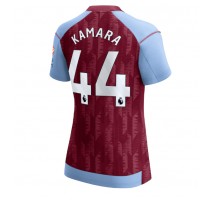 Aston Villa Boubacar Kamara #44 Koszulka Podstawowa damskie 2023-24 Krótki Rękaw