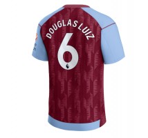 Aston Villa Douglas Luiz #6 Koszulka Podstawowa 2023-24 Krótki Rękaw