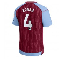 Aston Villa Ezri Konsa #4 Koszulka Podstawowa 2023-24 Krótki Rękaw