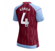 Aston Villa Ezri Konsa #4 Koszulka Podstawowa damskie 2023-24 Krótki Rękaw