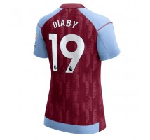 Aston Villa Moussa Diaby #19 Koszulka Podstawowa damskie 2023-24 Krótki Rękaw