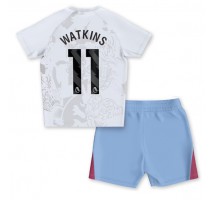 Aston Villa Ollie Watkins #11 Koszulka Wyjazdowa dzieci 2023-24 Krótki Rękaw (+ krótkie spodenki)