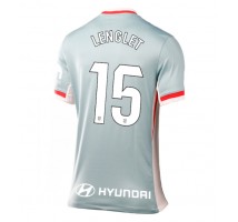 Atletico Madrid Clement Lenglet #15 Koszulka Wyjazdowa damskie 2024-25 Krótki Rękaw