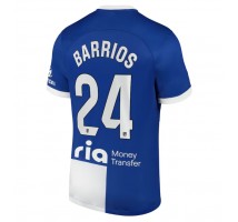 Atletico Madrid Pablo Barrios #24 Koszulka Wyjazdowa 2023-24 Krótki Rękaw