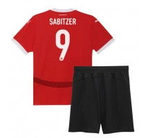 Austria Marcel Sabitzer #9 Koszulka Podstawowa dzieci ME 2024 Krótki Rękaw (+ krótkie spodenki)
