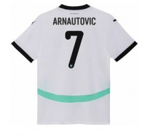 Austria Marko Arnautovic #7 Koszulka Wyjazdowa ME 2024 Krótki Rękaw