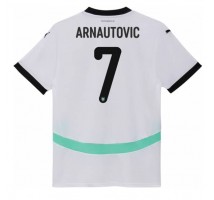 Austria Marko Arnautovic #7 Koszulka Wyjazdowa damskie ME 2024 Krótki Rękaw