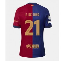 Barcelona Frenkie de Jong #21 Koszulka Podstawowa 2024-25 Krótki Rękaw