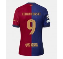Barcelona Robert Lewandowski #9 Koszulka Podstawowa 2024-25 Krótki Rękaw