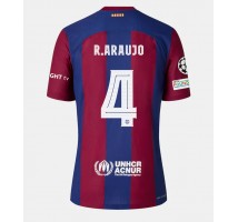 Barcelona Ronald Araujo #4 Koszulka Podstawowa damskie 2023-24 Krótki Rękaw