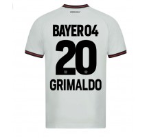 Bayer Leverkusen Alejandro Grimaldo #20 Koszulka Wyjazdowa 2023-24 Krótki Rękaw