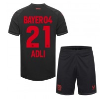 Bayer Leverkusen Amine Adli #21 Koszulka Podstawowa dzieci 2023-24 Krótki Rękaw (+ krótkie spodenki)