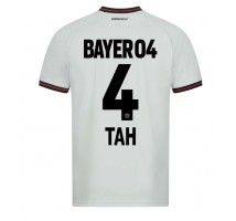 Bayer Leverkusen Jonathan Tah #4 Koszulka Wyjazdowa 2023-24 Krótki Rękaw