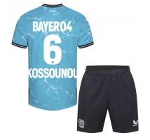 Bayer Leverkusen Odilon Kossounou #6 Koszulka Trzecia dzieci 2023-24 Krótki Rękaw (+ krótkie spodenki)