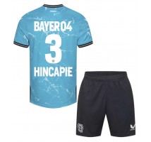 Bayer Leverkusen Piero Hincapie #3 Koszulka Trzecia dzieci 2023-24 Krótki Rękaw (+ krótkie spodenki)