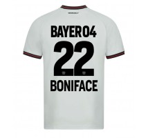 Bayer Leverkusen Victor Boniface #22 Koszulka Wyjazdowa 2023-24 Krótki Rękaw