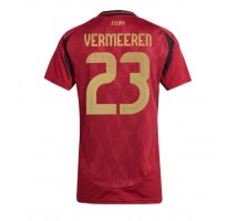 Belgia Arthur Vermeeren #23 Koszulka Podstawowa damskie ME 2024 Krótki Rękaw