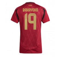 Belgia Johan Bakayoko #19 Koszulka Podstawowa damskie ME 2024 Krótki Rękaw
