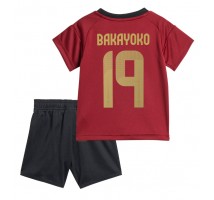 Belgia Johan Bakayoko #19 Koszulka Podstawowa dzieci ME 2024 Krótki Rękaw (+ krótkie spodenki)