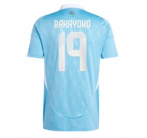 Belgia Johan Bakayoko #19 Koszulka Wyjazdowa ME 2024 Krótki Rękaw