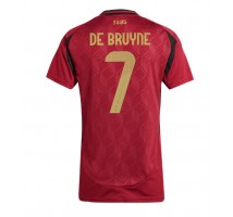 Belgia Kevin De Bruyne #7 Koszulka Podstawowa damskie ME 2024 Krótki Rękaw