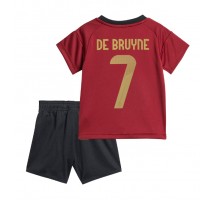 Belgia Kevin De Bruyne #7 Koszulka Podstawowa dzieci ME 2024 Krótki Rękaw (+ krótkie spodenki)