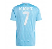 Belgia Kevin De Bruyne #7 Koszulka Wyjazdowa ME 2024 Krótki Rękaw