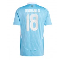 Belgia Orel Mangala #18 Koszulka Wyjazdowa ME 2024 Krótki Rękaw