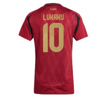 Belgia Romelu Lukaku #10 Koszulka Podstawowa damskie ME 2024 Krótki Rękaw