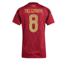 Belgia Youri Tielemans #8 Koszulka Podstawowa damskie ME 2024 Krótki Rękaw