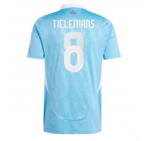 Belgia Youri Tielemans #8 Koszulka Wyjazdowa ME 2024 Krótki Rękaw