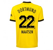 Borussia Dortmund Ian Maatsen #22 Koszulka Podstawowa 2023-24 Krótki Rękaw
