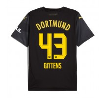 Borussia Dortmund Jamie Bynoe-Gittens #43 Koszulka Wyjazdowa 2024-25 Krótki Rękaw