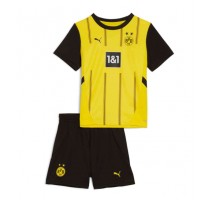 Borussia Dortmund Koszulka Podstawowa dzieci 2024-25 Krótki Rękaw (+ krótkie spodenki)