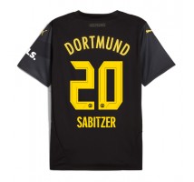 Borussia Dortmund Marcel Sabitzer #20 Koszulka Wyjazdowa 2024-25 Krótki Rękaw