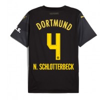 Borussia Dortmund Nico Schlotterbeck #4 Koszulka Wyjazdowa 2024-25 Krótki Rękaw