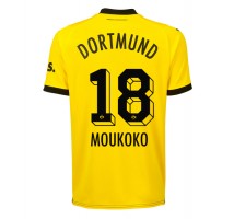 Borussia Dortmund Youssoufa Moukoko #18 Koszulka Podstawowa 2023-24 Krótki Rękaw