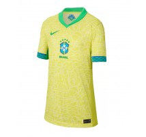 Brazylia Koszulka Podstawowa damskie Copa America 2024 Krótki Rękaw
