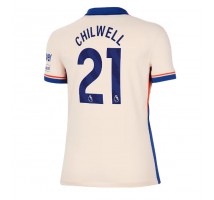 Chelsea Ben Chilwell #21 Koszulka Wyjazdowa damskie 2024-25 Krótki Rękaw