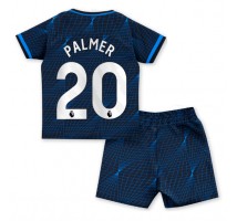 Chelsea Cole Palmer #20 Koszulka Wyjazdowa dzieci 2023-24 Krótki Rękaw (+ krótkie spodenki)