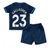 Chelsea Conor Gallagher #23 Koszulka Wyjazdowa dzieci 2023-24 Krótki Rękaw (+ krótkie spodenki)
