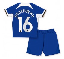 Chelsea Lesley Ugochukwu #16 Koszulka Podstawowa dzieci 2023-24 Krótki Rękaw (+ krótkie spodenki)