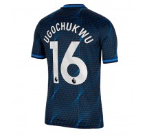Chelsea Lesley Ugochukwu #16 Koszulka Wyjazdowa 2023-24 Krótki Rękaw