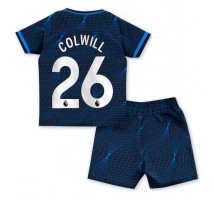 Chelsea Levi Colwill #26 Koszulka Wyjazdowa dzieci 2023-24 Krótki Rękaw (+ krótkie spodenki)