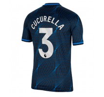 Chelsea Marc Cucurella #3 Koszulka Wyjazdowa 2023-24 Krótki Rękaw
